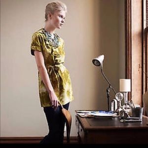 Anthropologie Tabitha | Silk Shirt Dress